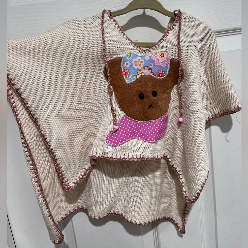 Custom made girl poncho